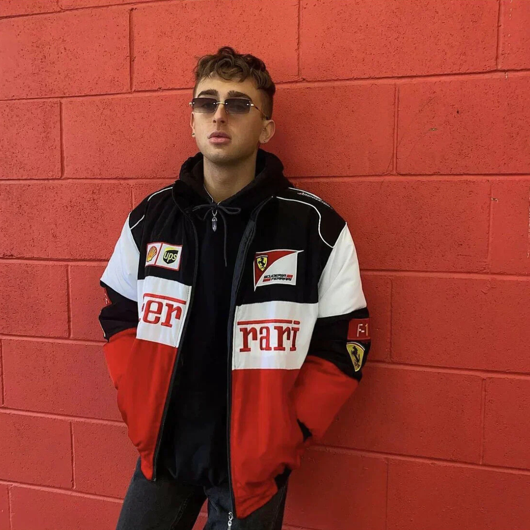 Vintage Ferrari Racing Jacket – Iconic Style and Ultimate Comfort