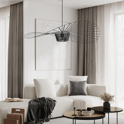 Rosland Vertigo Pendant Light – Elegant Hat-Inspired Design for a Sophisticated Interior