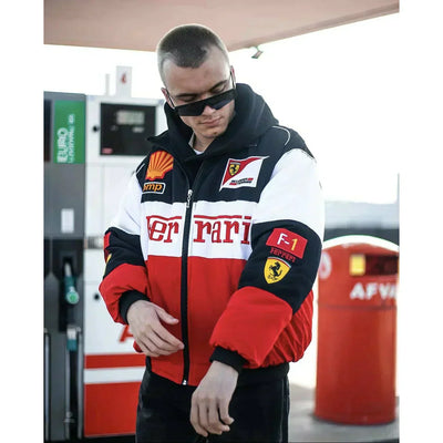 Vintage Ferrari Racing Jacket – Iconic Style and Ultimate Comfort