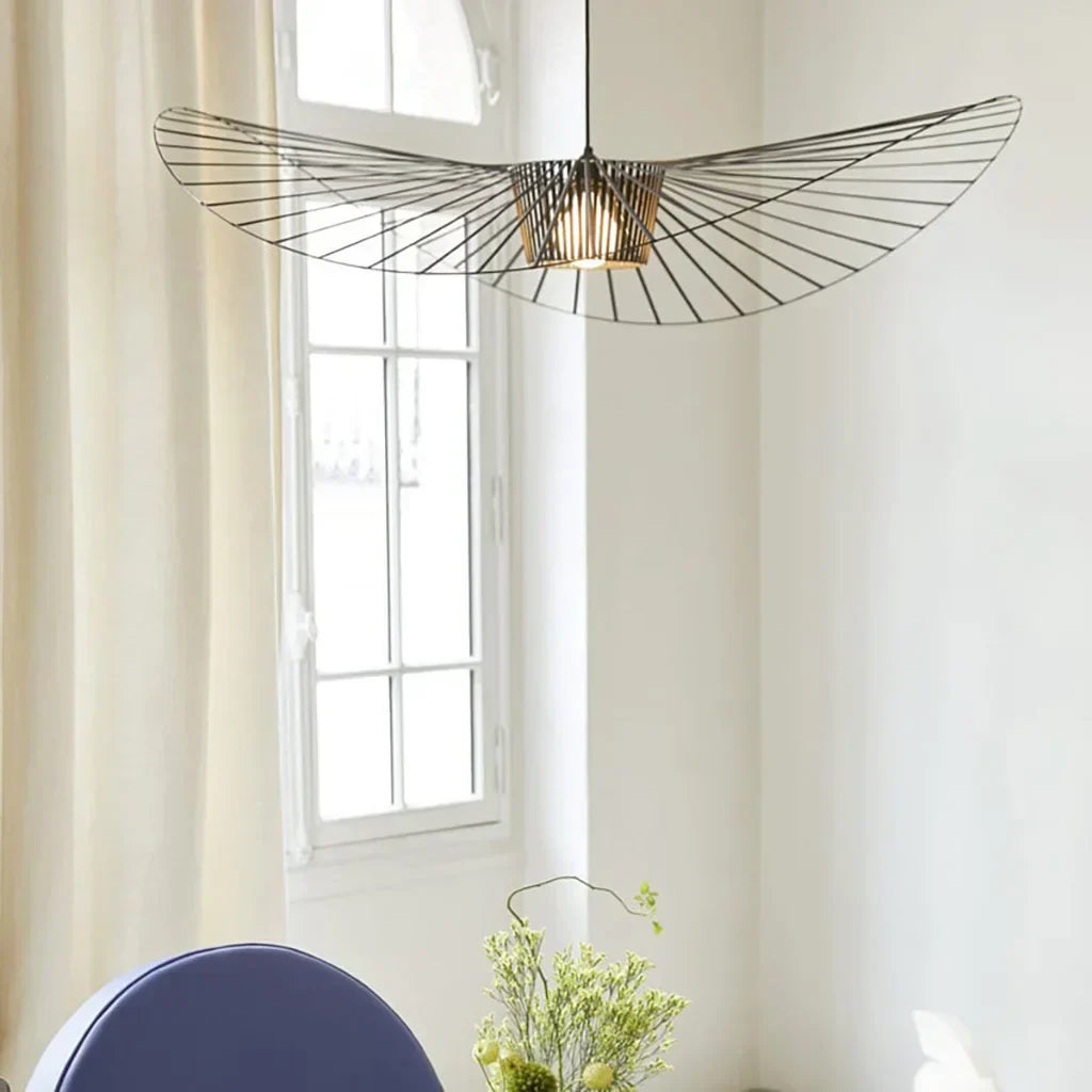 Rosland Vertigo Pendant Light – Elegant Hat-Inspired Design for a Sophisticated Interior