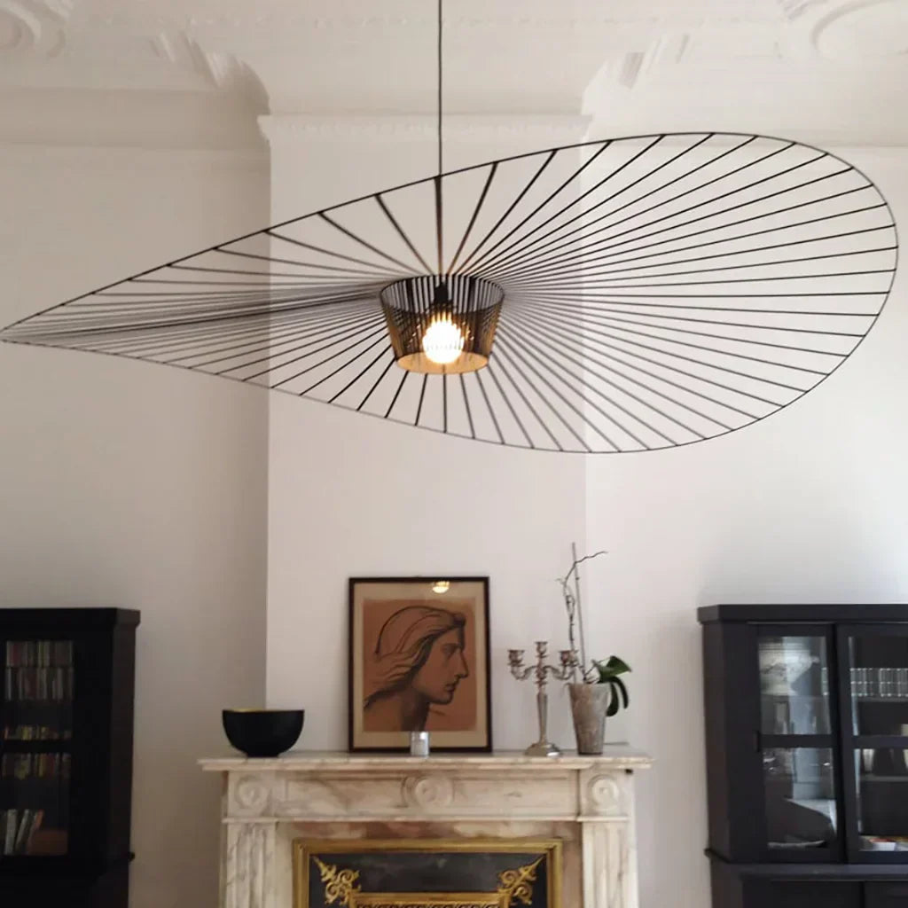 Rosland Vertigo Pendant Light – Elegant Hat-Inspired Design for a Sophisticated Interior