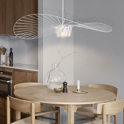 Rosland Vertigo Pendant Light – Elegant Hat-Inspired Design for a Sophisticated Interior
