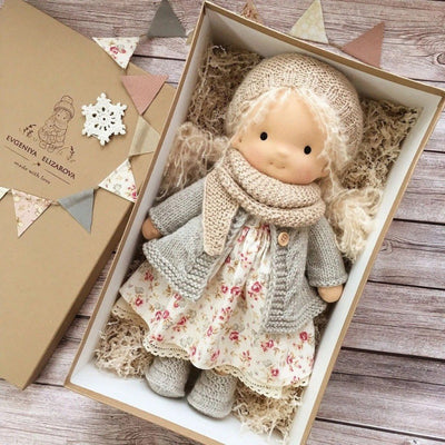 Handmade Waldorf Doll – Creative, Imaginative Play with Premium Mohair or Curly Hair