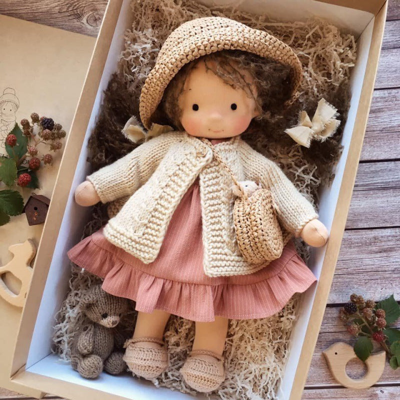 Handmade Waldorf Doll – Creative, Imaginative Play with Premium Mohair or Curly Hair