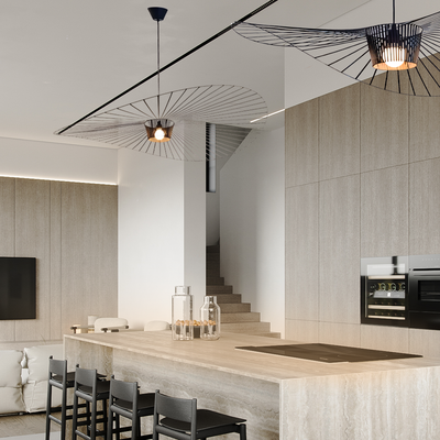 Rosland Vertigo Pendant Light – Elegant Hat-Inspired Design for a Sophisticated Interior